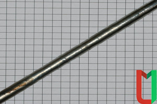 Гафниевый пруток ГФИ-1 39 мм
